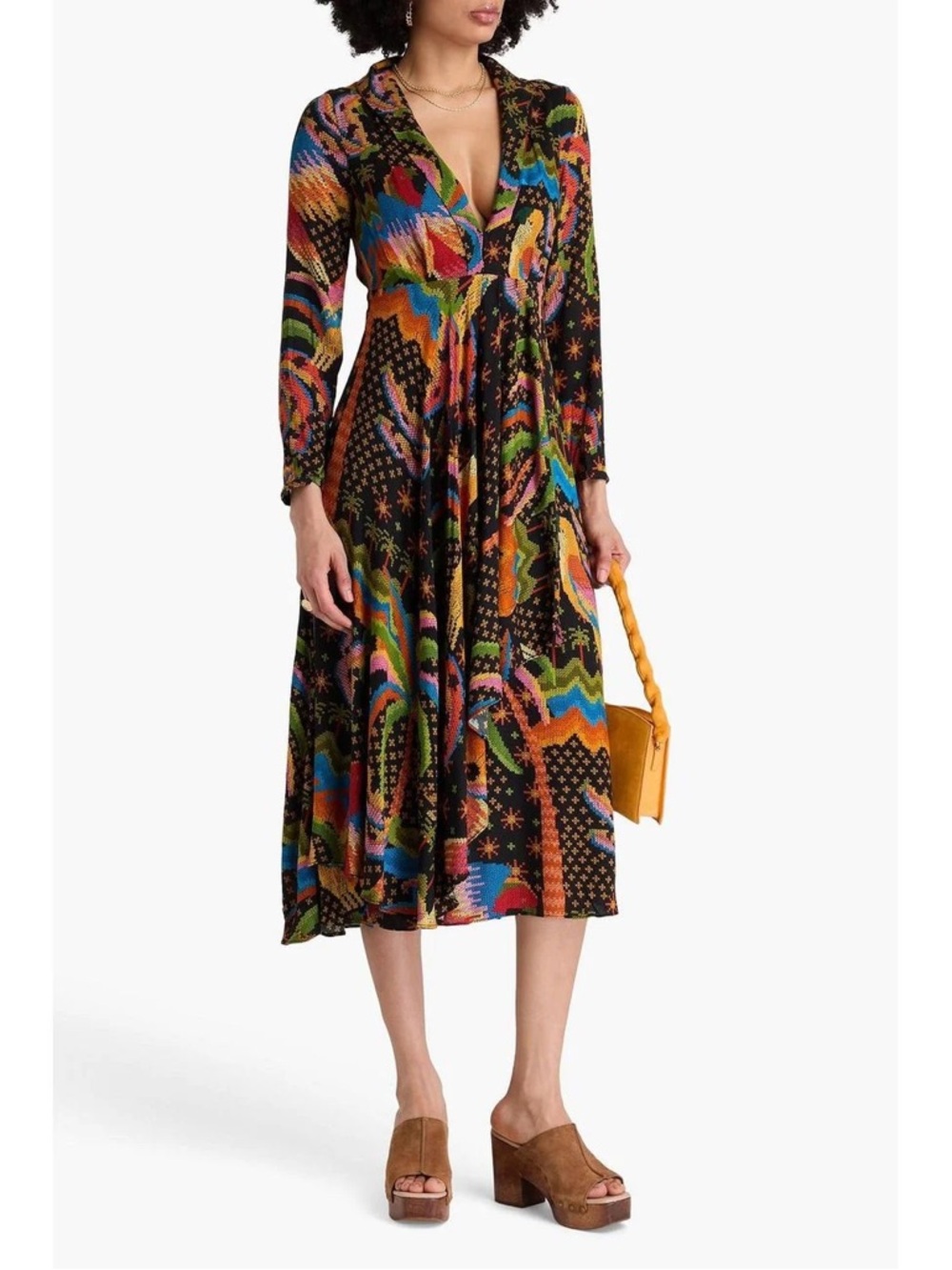 FARM Rio Macaw Island Dress